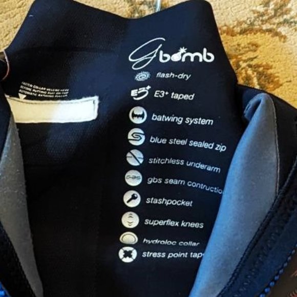 Girls Rip Curl E3+ G-Bomb 3.2 Back-zip Full Wetsuit, Size 10/12 - Picture 4 of 9